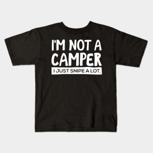 I´m Not A Camper Kids T-Shirt